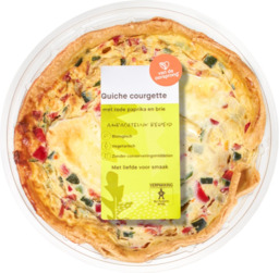 Quiche courgette paprika brie De Oorsprong 350 gram