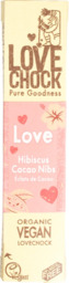 RAW Chocolade Love Hibiscus Cacao Lovechock 40 gram BIO RAW Chocolade Love Hibiscus Cacao Lovechock 40 gram BIO