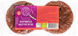 Rijstwafels pure chocolade Your Organic Nature 100 gram BIO Rijstwafels pure chocolade Your Organic Nature 100 gram BIO