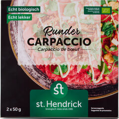 Rundercarpaccio St. Hendrick 2x50gr. BIO