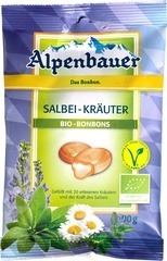 Salie-kruiden bonbons snoepjes Alpenbauer 90 gram