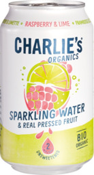 Sparkling water raspberry & lime Charlie's 330 ml  BIO