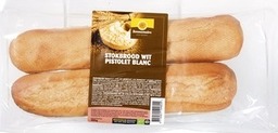 Stokbrood wit 2 st Zonnemaire BIO Stokbrood wit 2 st Zonnemaire BIO