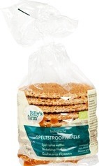 Spelt stroopwafels Billy's Farm 300 g BIO Spelt stroopwafels Billy's Farm 300 g BIO