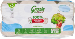 Toiletpapier 3-laags 8 rol Grazie Natural 8 st  Toiletpapier 3-laags 8 rol Grazie Natural 8 st