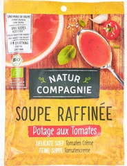 Tomatencrèmesoep instant 2-kops Natur Compagnie 40 gram BIO Tomatencrèmesoep instant 2-kops Natur Compagnie 40 gram BIO