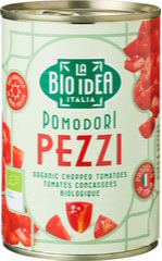 Tomatenstukjes in blik La Bio Idea 400 gram BIO