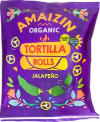 Tortilla rolls jalapeño Amaizin 100 gram BIO