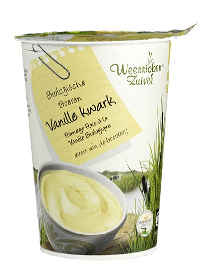 Vanillekwark Weerribben Zuivel 500 Gram (op Bestelling) BIO - Biowinkel ...