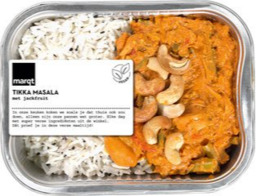 Vegan tikka masala jackfruit Marqt 450 gram BIO (op bestelling)