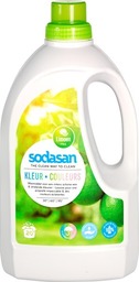 Vloeibaar wasmiddel kleur Sodasan 1.5 l limoen BIO
