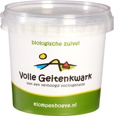 Volle geitenkwark Klompenhoeve 350 gram BIO