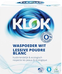 Klok Eco waspoeder wit 1,2 kg BIO