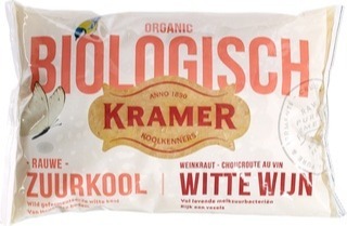 Wijn zuurkool verpakt Kramer 500 gram BIO