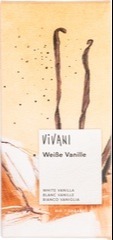 Witte chocolade - vanille Vivani 80 gram BIO