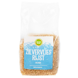 Zilvervliesrijst Rond De Nieuwe Band 500 gr.  Zilvervliesrijst Rond De Nieuwe Band 500 gr.