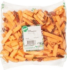 Zoete aardappelfriet 350 gram BIO Zoete aardappelfriet 350 gram BIO