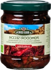 Zongedroogde tomaten in olijfolie La Bio Idea 190 gram BIO Zongedroogde tomaten in olijfolie La Bio Idea 190 gram BIO