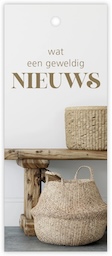 Wat een geweldig nieuws