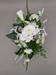 Bloemstuk kunstbloemen Lysianthus Bloemstuk kunstbloemen Lysianthus