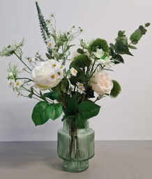 Kunstboeket Wit - Groen Kunstboeket Wit - Groen