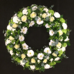 Rouwkrans wit Rouwkrans wit