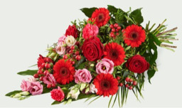 Rouwboeket | Rood