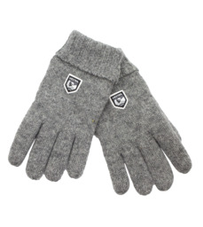 Basic Wool Glove Grey maat 8