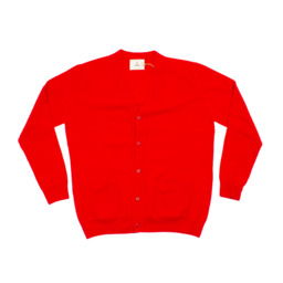 Cardigan Red Maat L en XL -50%
