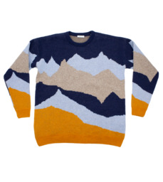 Crew Mountain Wool Knit Multicolour L: -50%