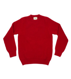 Crew neck Pullover Red 