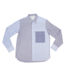 Square Pocket Shirt Blue 