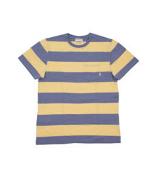 T-shirt Faran Stripes Yellow / Steel 50%