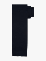 TIE COTTON KNITTED NAVY