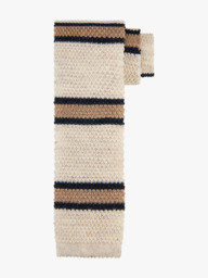 TIE G.O.T. LINEN KNITTED CAMEL