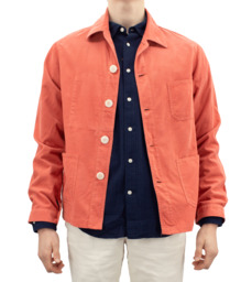 Worker Jacket Coral Red