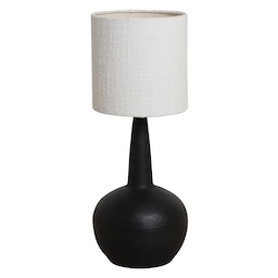 lamp zwart terra L