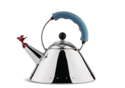 Alessi Fluitketel 9093 Blauw - 2 Liter Alessi Fluitketel 9093 Blauw - 2 Liter