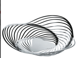 ALESSI TRINITY SCHAAL - FRUITSCHAAL 43CM Staal ALESSI TRINITY SCHAAL - FRUITSCHAAL 43CM Staal