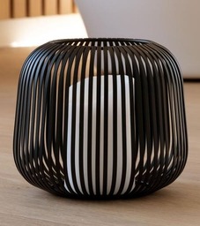 Blomus Lito windlicht  zwart S Blomus Lito windlicht  zwart S