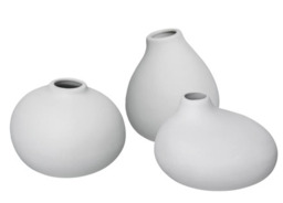 Blomus Nona set van 3 vaasjes Micro chip Blomus Nona set van 3 vaasjes Micro chip