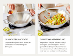 DEMEYERE INDUSTRY 5 Wok met 2 handgrepen 30 cm Demeyere  189,00 € 119,00 €