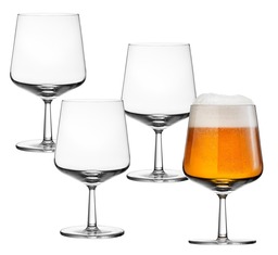 IIttala Essence bierglas set van 4.  Nu 6 = 4 bij aankoop van 4 glazen 2 glazen kado.