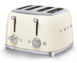 Smeg broodrooster creme 4 x 4 van €219,00 nu €187,00 