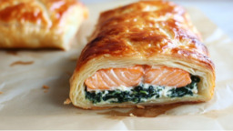 Zalm 'Wellington' met gratis aardappelgratin