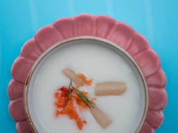 Aspergesoep met Zalm en dille - 1/2 liter