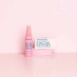 Hydratant à l'Eau de Rose & Patchs Faciaux pour le front et la zone entre les sourcils