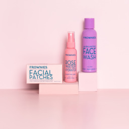 Rose Water Hydrator & pH-Balancing Face Wash & Facial Patches voor het voorhoofd