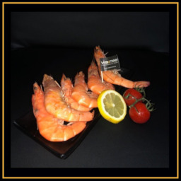 Gekookte gamba's 6 stuks 