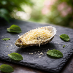 Gegratineerde oester